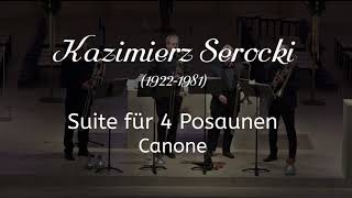 The Ludwigsburg Trombone Quartet plays Kazimierz Serocki quotSuite für 4 Posaunenquot in Neuhausen [upl. by Vescuso]