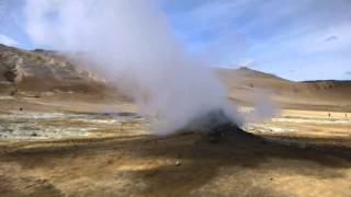 Fumarole in Iceland [upl. by Anisirhc]