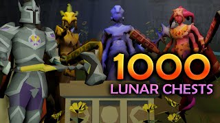 Loot From 1000 Lunar Chests Moons of Peril Rank 1 [upl. by Nwahsem]