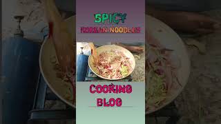 Spicy Korean Noodles Making Blog coockingvlog cooking villfoodcooking [upl. by Apple]