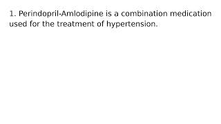 Perindopril Amlodipine drug medication uses medical words terms dictionary meanings defini [upl. by Garihc933]