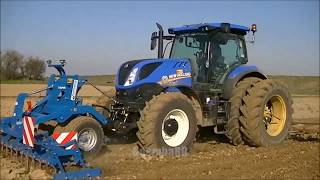 New Holland T7165S à la préparation du sol [upl. by Enoob83]