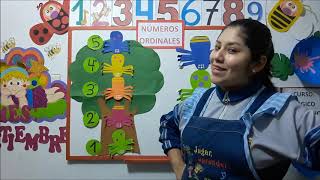 quotNÚMEROS ORDINALESquot para niños de 5 años nivel inicial [upl. by Bernadette]