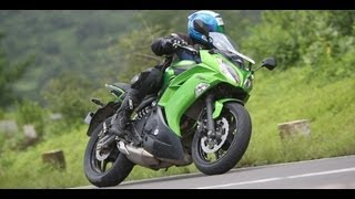 2012 Kawasaki Ninja 650 in India road test [upl. by Ahsinhoj215]