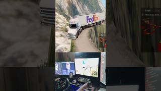 FedEx driver on Most Dangerous roads gaming automobile driving ets2 shorts [upl. by Arretahs]