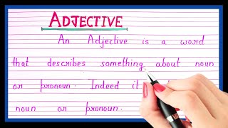 What is adjective  Definition of adjective in english  Adjective kise kahte hai english mein [upl. by Siobhan]