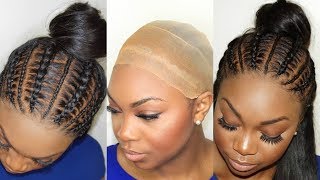 ChrissyBales  How To Stitch Braid On 13 by 6 frontals  Bleaching Plucking And Stitching [upl. by Voltz]