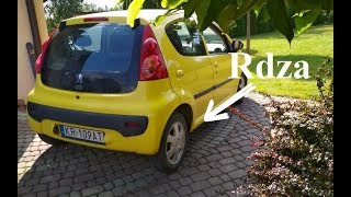 Rdza na trojaczkach Peugeot 107 Citroen C1 Toyota Aygo  Korozja [upl. by Weidner302]