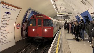 Northbound Bakerloo Line Train at Embankment Station [upl. by Becky731]