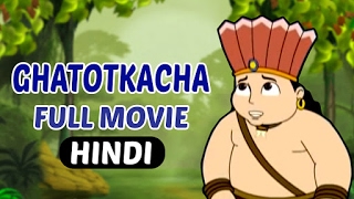 Ghatotkacha Full Cartoon Movie For Kids in Hindi  Hindi Animated Cartoon Movie For Kids [upl. by Ellimahs]