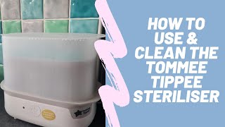 How to use and clean the Tommee Tippee Steriliser [upl. by Philly287]