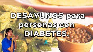 DESAYUNOS para personas con DIABETES [upl. by Isla]