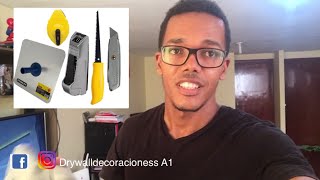 HERRAMIENTAS QUE NECESITAS PARA LA CONSTRUCCIÓN EN DRYWALL🔨👷🏾‍♂️ DRYWALL TOOL [upl. by Asiek]