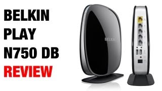 Belkin Play N750 DB Dual Band Router Review [upl. by Ysdnyl]