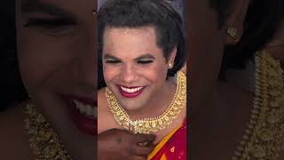 Anil geela lady getup reel  Wax  My village show [upl. by Derte]