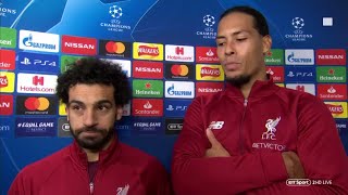 quotWho Whoquot Mohamed Salah reacts to queston about supposed goal drought [upl. by Ahsimaj232]