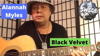 Alannah Myles  Black Velvet  Guitar Lesson [upl. by Sisi]