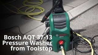 Bosch AQT 3713 Pressure Washer from Toolstop [upl. by Ydennek250]