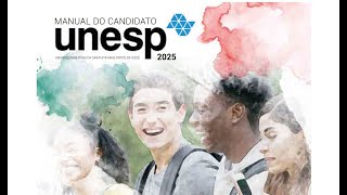 🟢 Manual do Candidato VESTIBULAR UNESP 2025 [upl. by Fulvi]