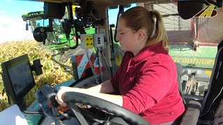 Großeinsatz Maishäckseln  Maisernte mit Feldhäcksler amp 10 Traktoren für Biogas Farmer Corn Harvest [upl. by Odraode805]