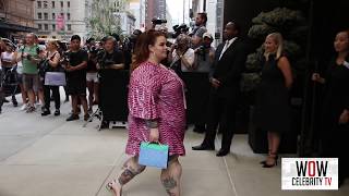 Tess Holliday spotted at Fashion Awards in Nyc for Fashion Week [upl. by Ellehcil]