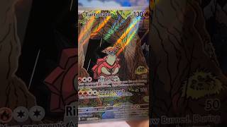 Turtonator Illustration Rare Another awesome Stellar Crown pull pokemon pokemontcg stellarcrown [upl. by Curhan11]