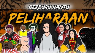 BERBURU HANTU PELIHARAAN Animasi Spesial Halloween [upl. by Lucilla]