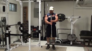 Vertical Barbell Curls For Brachialis and Forearms [upl. by Bartlett]