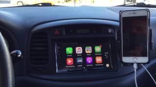 JVC KWV820BT Apple CarPlay Head Unit [upl. by Zeena460]