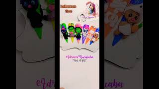 Diseños halloween nailstutorial 3d halloween halloweennails uñas halloweenuñas [upl. by Luapsemaj419]