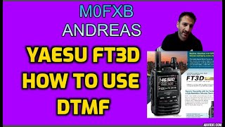 Yaesu FT3d How to use DTMF [upl. by Miko]