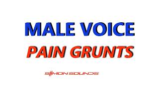 Male Voice  Pain Grunts  Sound Effect SFX [upl. by Repip]