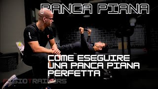 Panca piana esecuzione tecnica [upl. by Tloc]