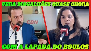 Vera Magalhães tenta lacrar recebe uma lapada do B0UL0S e quase chora no final [upl. by Kilan]