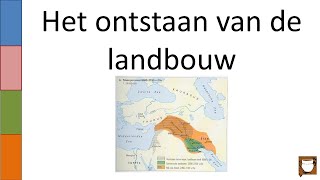 1 Het ontstaan van de landbouw [upl. by Rolyks808]