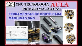 61 AULA14 FERRAMENTAS DE CORTE PARA MÁQUINAS CNC Operações típicas em TORNOS e CENTROS DE USINAGEM [upl. by Viviene]