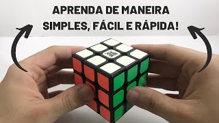 Como MONTAR o CUBO MÁGICO de maneira simples fácil e rápida  melhor TUTORIAL [upl. by Anitsugua]