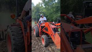 Kubota B7500 working the Garden with a Gardenmaster Disc farmall51 kubota [upl. by Bronny]