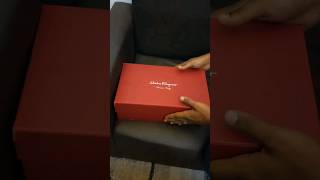 Salvatore Ferragamo Loafers Unboxing luxury shoes brand ferragamo loafers rich expensive new [upl. by Nariko]