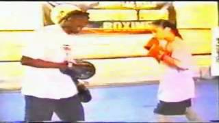 Roger Mayweather Working the Mitts Explains how it works [upl. by Bussey97]