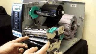 How to replace the print head in a SX series thermal printer [upl. by Ayrb]