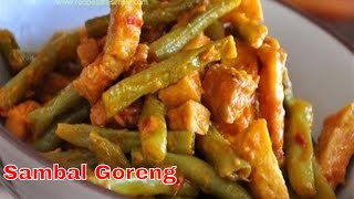 Sambal Goreng  Tahu Tempe  Veg Side Dish [upl. by Ettenajna]