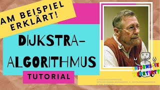 DijkstraAlgorithmus  am Beispiel erklärt Tutorial [upl. by Salas]