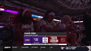 202324 NCAAW USC vs LSU  SEC Tournament Championship Full Game with Radio Commentary [upl. by Zarger170]