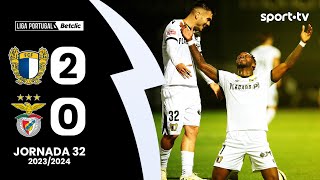 Resumo Famalicão 20 Benfica  Liga Portugal Betclic  sport tv [upl. by Novek700]