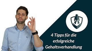 Gehaltserhöhung  4 Tipps für die erfolgreiche Gehaltsverhandlung [upl. by Otnas]