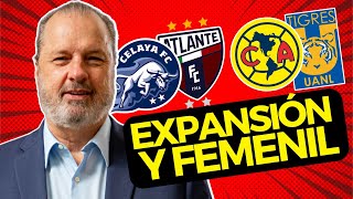 Expansión y Femenil  Celaya vs Atlante  América vs Tigres UANL [upl. by Isborne783]