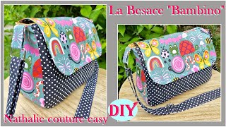 La besace quotBambinoquot DIY couture avec patron PDF offert par Nathalie couture easy [upl. by Sparrow]