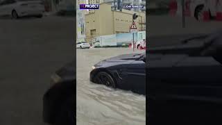 Dubai Left Under Water Following Intense Rain Dubai UAE [upl. by Rafael]