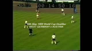 10051969 World Cup Qualifyer WEST GERMANY v AUSTRIA [upl. by Eelano]